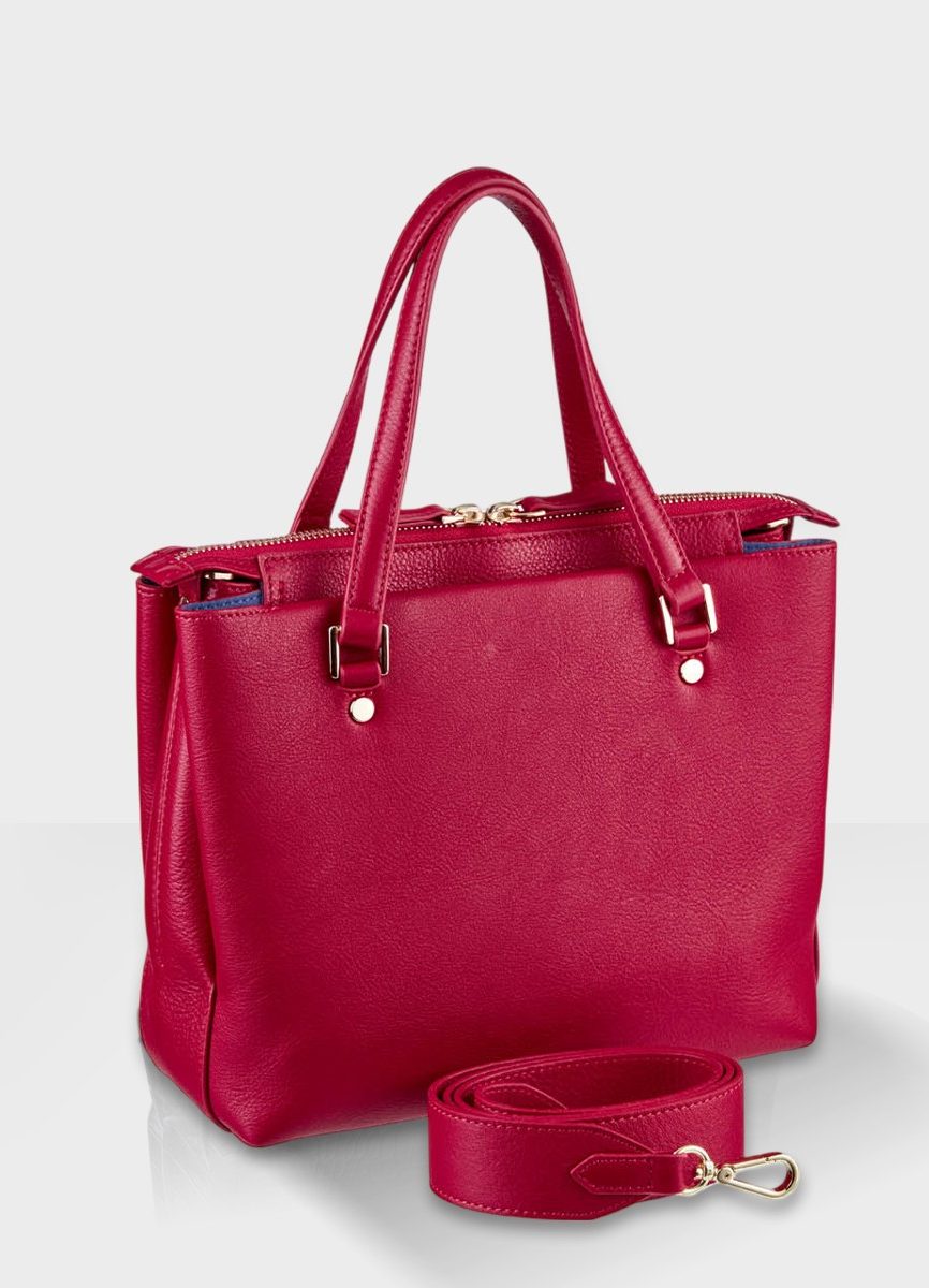 6527 Kadın Deri Çanta - 6527 - 006 Red